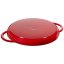 Staub grill pan with two handles 30 cm, cherry