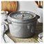Staub Cocotte tall round pot 24 cm/4,8 l grey, 12502418