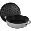 Christera casserole, sauté pan with self-sealing lid 28 cm/3,7l grey