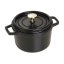 Staub Cocotte round pot 16 cm/1,2 l black, 1101625