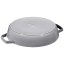 Staub cast iron pan with two handles 26 cm, grey, 12232618