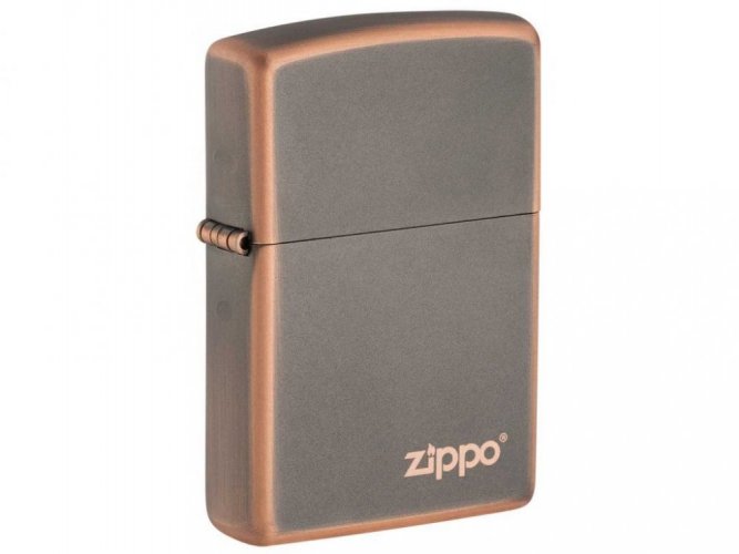 Zapalovač Zippo 27005 Rustic Bronze Zippo Logo