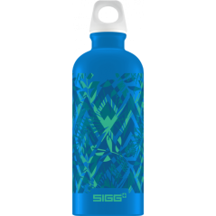 Sigg Lucid Florid Trinkflasche 600 ml, elektrisch blau, 8803.00