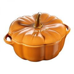 Staub Cocotte Keramik-Backform in Kürbisform 15 cm/0,7 l, Zimt, 40511-554