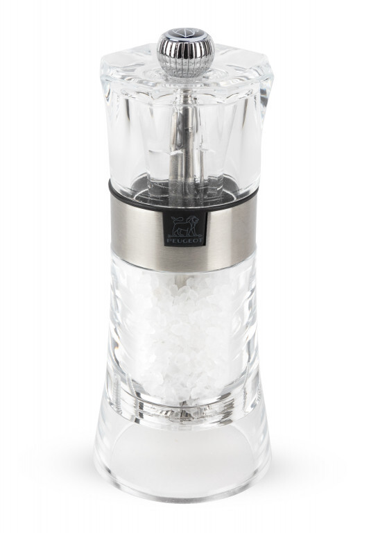 Peugeot Oslo salt mill 14 cm, transparent, 34566