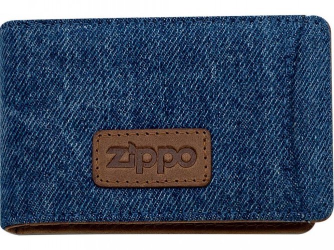 44161 Kožené pouzdro na kreditní karty Zippo