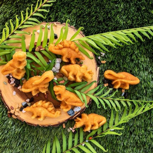 Nordic Ware mould 8 dinosaurs, 3 cup blue, 80824
