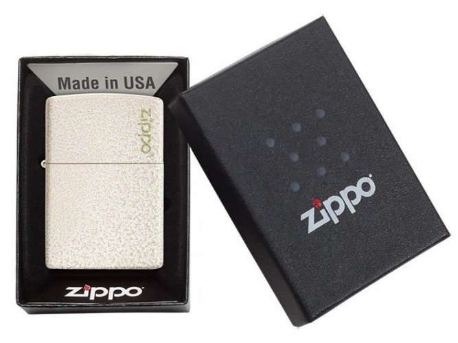 Zippo 26906 Mercury Glass Zippo Logo