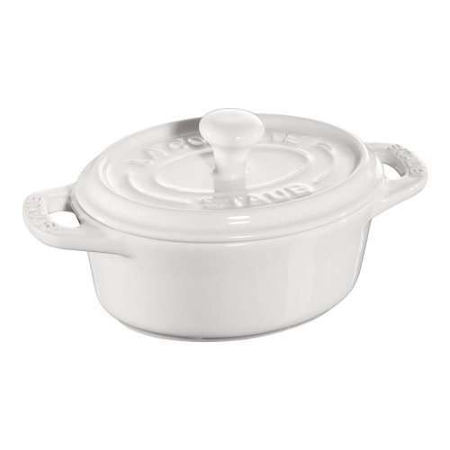 Staub Cocotte Mini ceramic baking tray 11 cm/0,2 l, white, 40511-089
